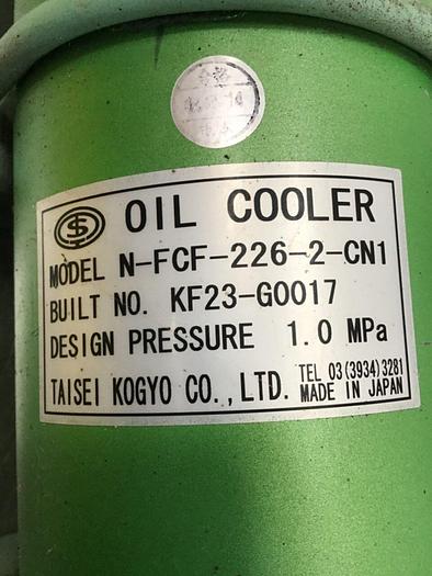 Used TAISEI KOGYO Heat Exchanger / Oil Cooler N-FCF-226-2-CN1 #136204