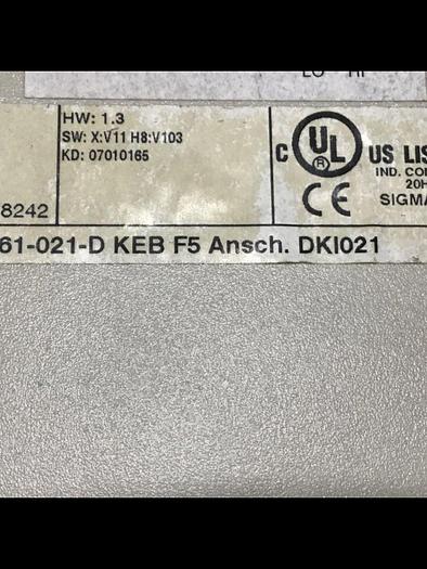 Used KEB Combivert Drive 15.F5.MBE-YUZY Used