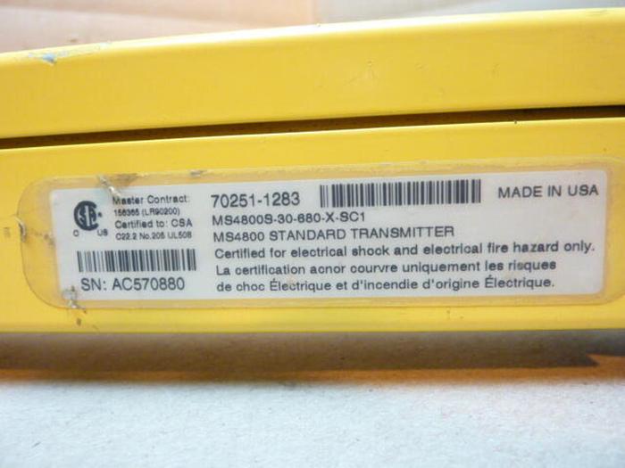Used STI Light Curtain Transmitter MS4800S-30-680-X-SC1 Used