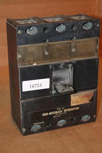 Used WESTINGHOUSE 400 Amp Circuit Breaker LA3400SN Used