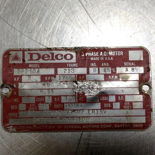 Used GUSHER Coolant Pump 11022K-XL-3-CM #74854