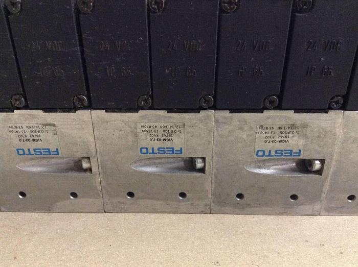 Used FESTO Control Block w/ Valves IFB8-03 #70461
