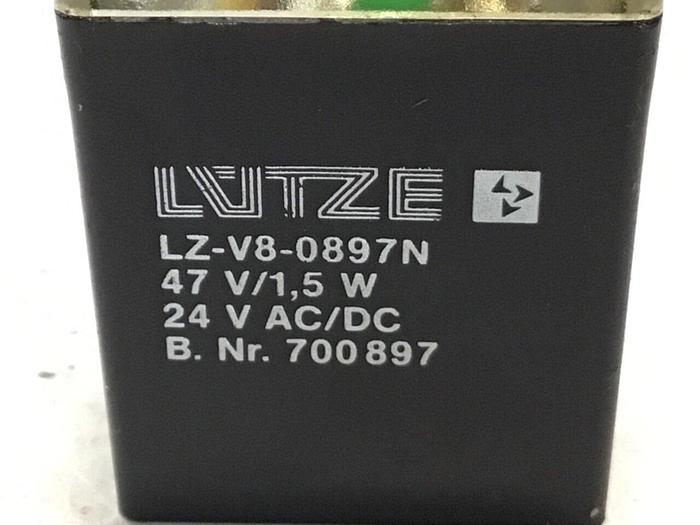 Used LUTZE Valve Suppressor LZ-V8-0897N Used
