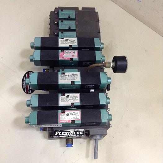 Used NUMATICS Control Block w/ Valves 081SS600M000061 #79997