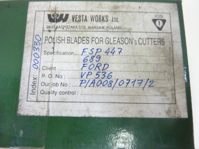 VESTA WORKS LTD. Polish Blades FSP-447 #45249