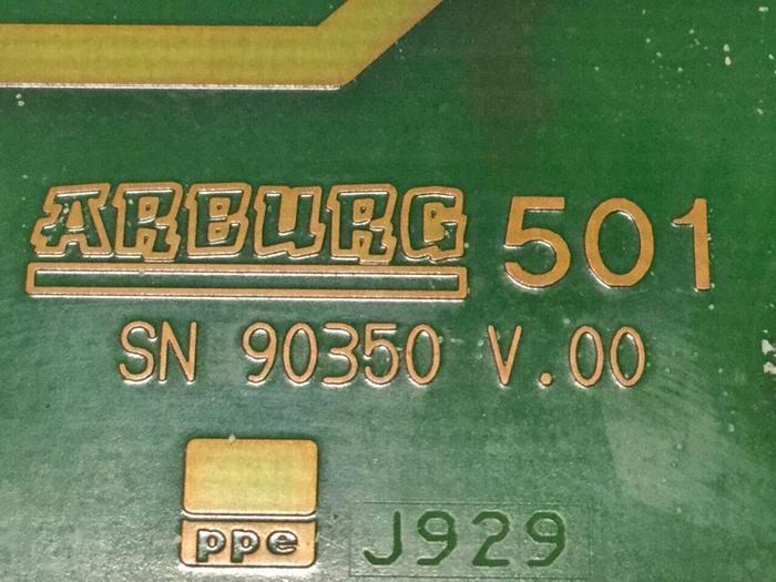 Used ARBURG Circuit Board 501 ARB #109177