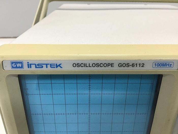Used GW INSTEK Oscilloscope GOS-6112 #107610