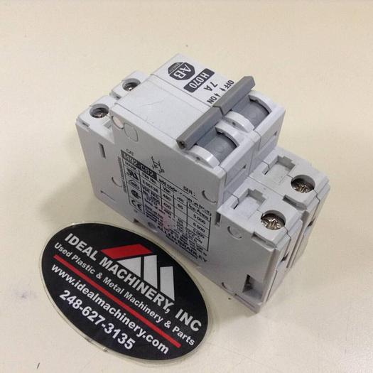Used ALLEN BRADLEY 7 Amp Circuit Breaker 1492-CB2/H070 #74214