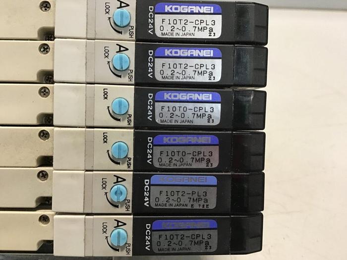 Used KOGANEI Solenoid w/ Valves F10M7AJ #120912