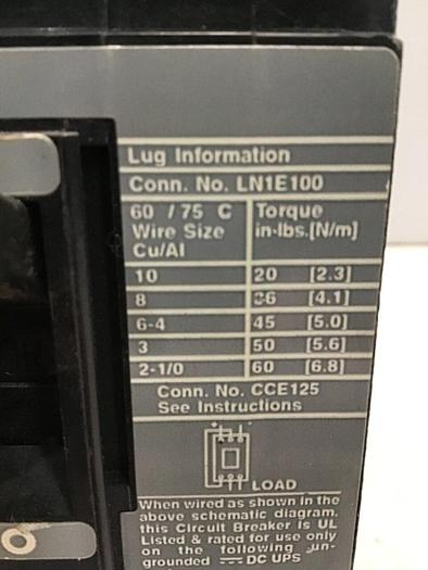 Used SIEMENS 50 Amp Circuit Breaker ED63B050 Used
