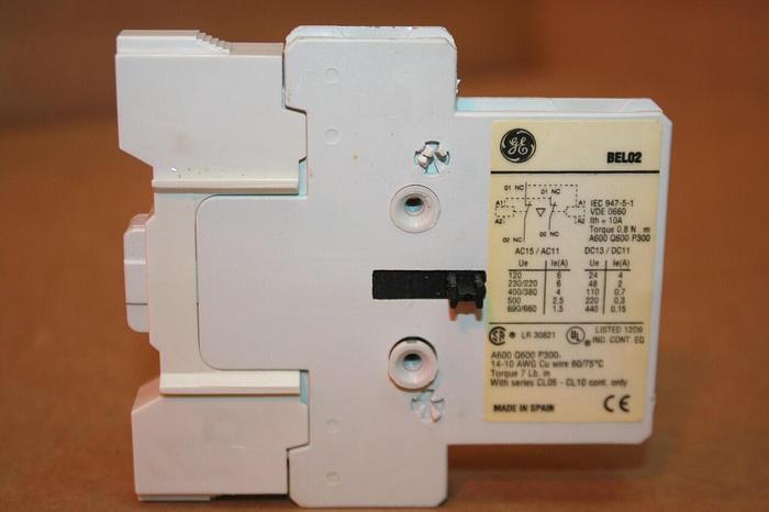 Used GENERAL ELECTRIC Auxiliary Contact BEL02 Used