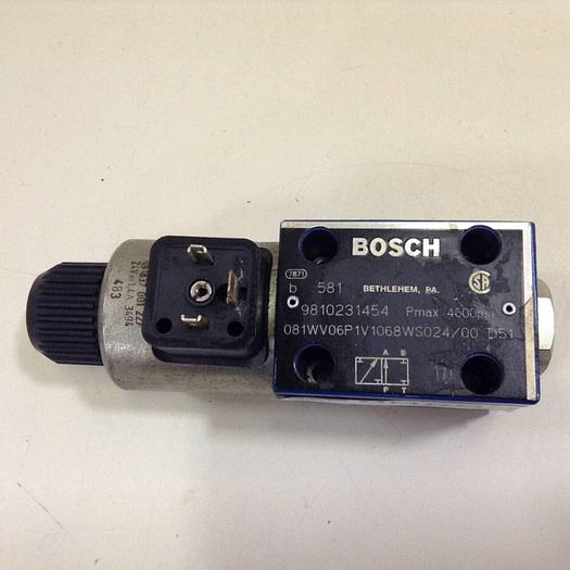 Used BOSCH Valve 081WV06P1V1068WS024/00D51 9810231454 #80598