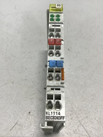 Used BECKHOFF 4-Channel Digital Input Terminal KL1114 #125258