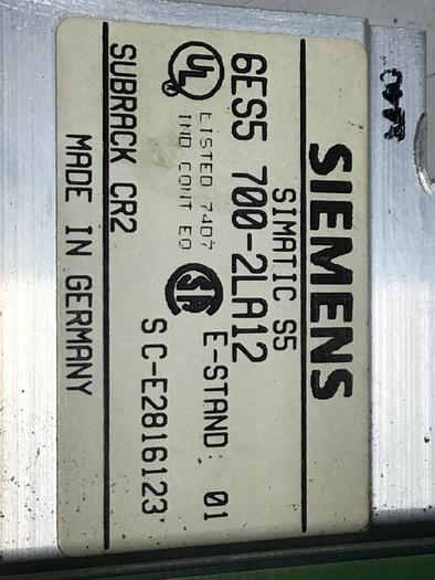 Used SIEMENS Rack Simatic S5 6ES5 700-2LA12 #137085