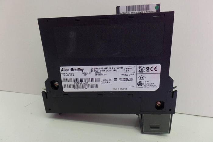 Used ALLEN BRADLEY DC Diagnostic Output Module 1756-OB16D SER A #32268