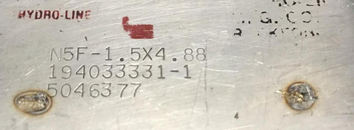 Used EATON CORPORATION Butterfly Cylinder N5F-1.5X4.88 USED