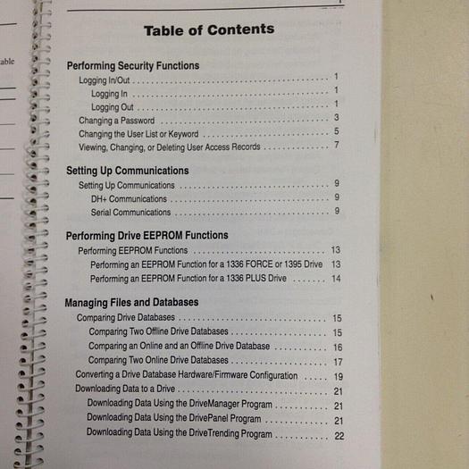 Used ALLEN BRADLEY Procedures Guide ABT-D500-TSJ50 #70771