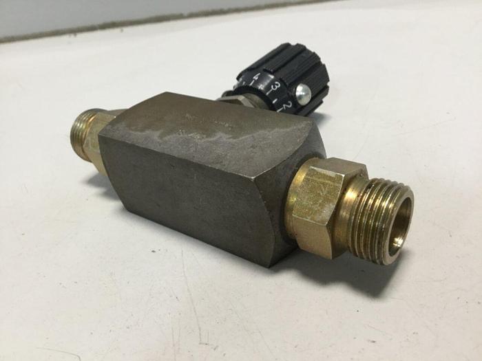 Used FLUTEC Bar Needle Valve DRV10-1.1/0P #109728
