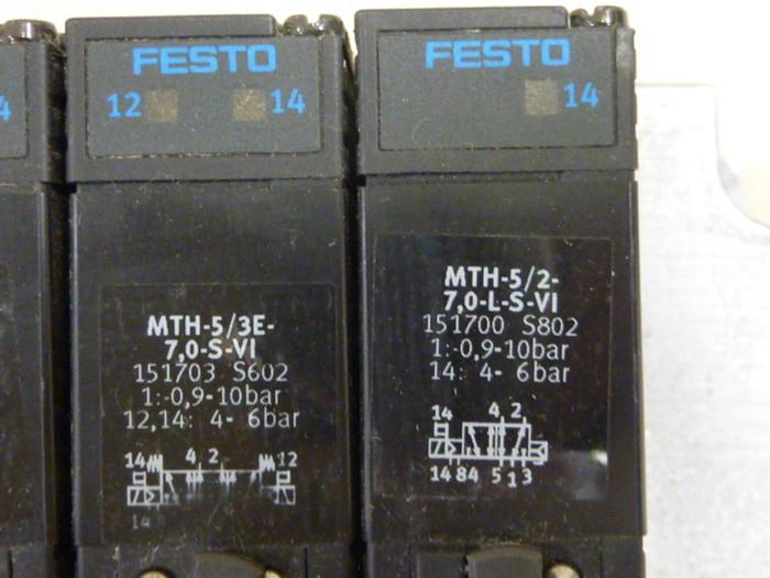 Used FESTO Control Block / Valve Terminal IFB13-03 #60717