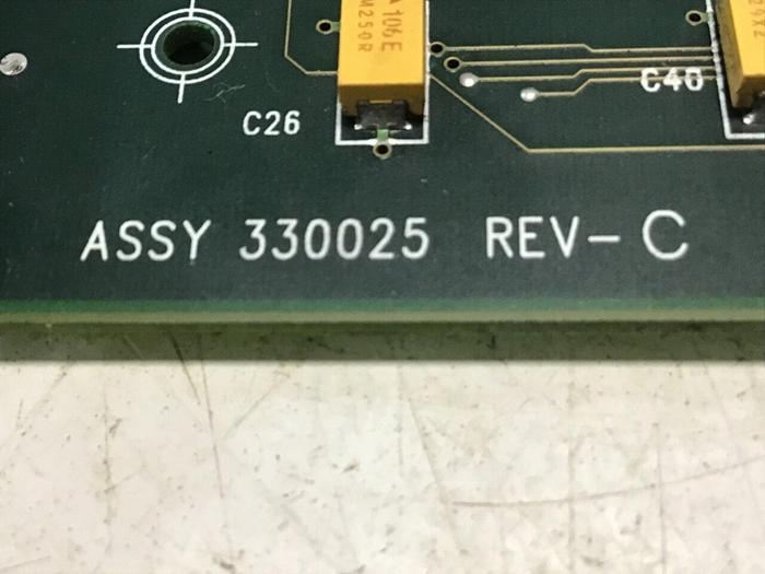 Used VAN DORN Analog Circuit Board 330025 PC330-025 Used