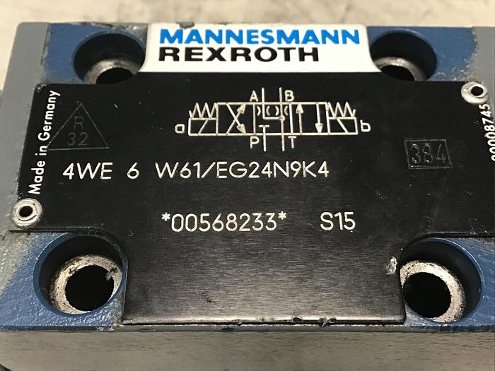Used REXROTH 4WE6W61/EG24N9K4 Valve Used #143536