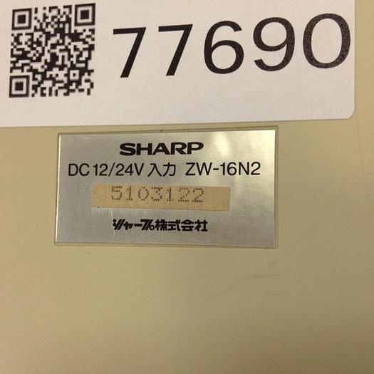 Used SHARP Input Module ZW-16N2 #77690