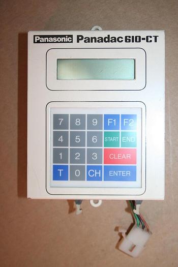 Used PANASONIC Panadac 610-CT Operator Interface 610-CT #18879