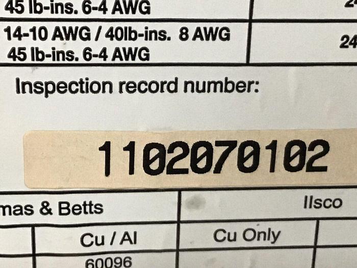 Used SIEMENS 30 Amp Disconnect Switch HF361 #120462