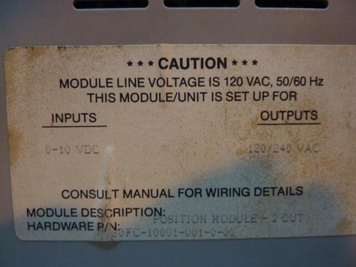 Used BARBER COLMAN Positioning Module 80FC-10001-001-0-00 Used