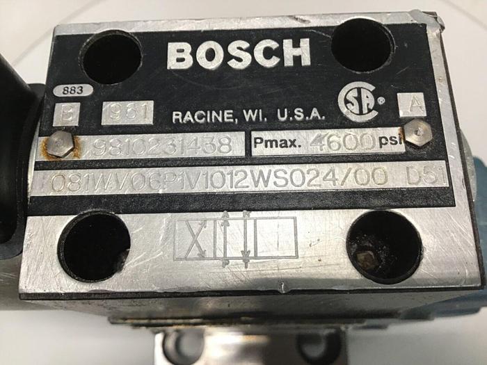 Used BOSCH Valve 9810231438 081WV06P1V1012WS024/00D51 USED