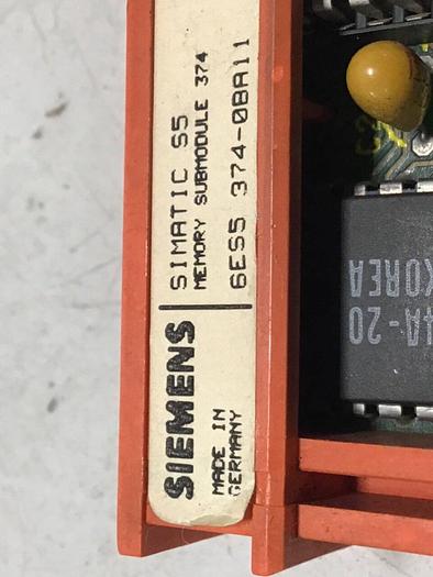Used SIEMENS / VAN DORN SIMATIC S5 Memory 6ES5 374-0BA11 #112232