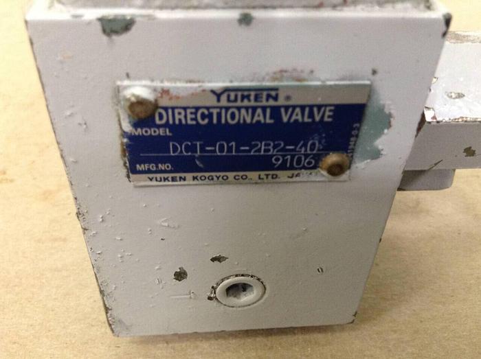 Used YUKEN Directional Valve DCT-01-2B2-40 #71040