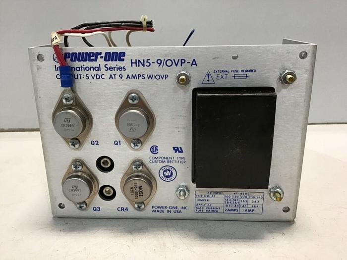 Used POWER ONE Power Supply HN5-9/OVP-A #126252