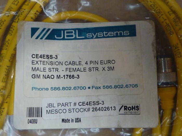 TURCK ELEKTRONIK Extension Cable RKL4 4-3-RSL 4.4/S715 #32587