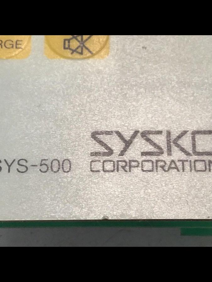 Used SYSCO Display Control Panel SYS-500 USED