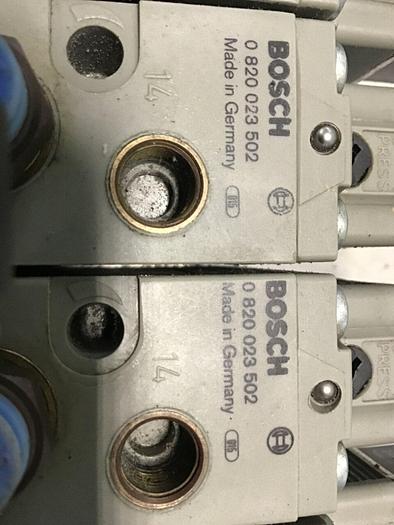 Used BOSCH Manifold & Valves 0 820 023 502 / MANIFOLD #124368