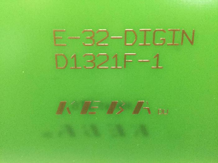 Used KEBA Input Module E-32-DIGIN D1321F-1 Used