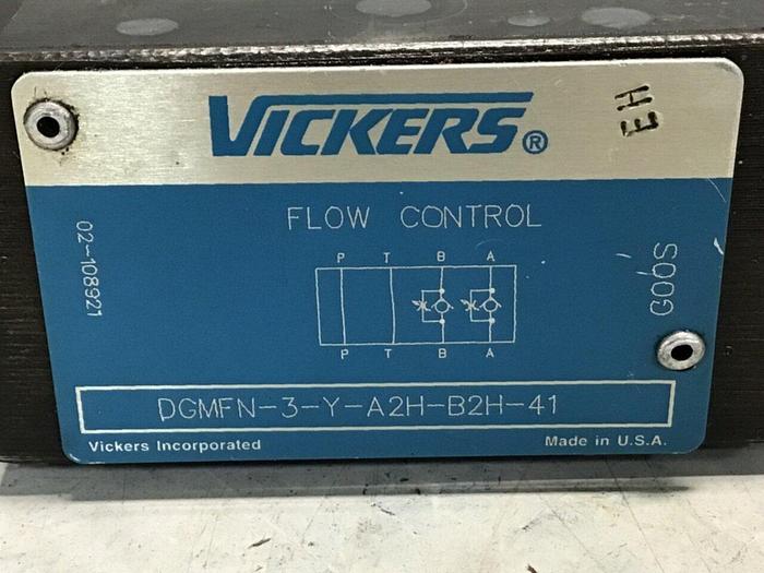 Used VICKERS Valve DGMFN-3-Y-A2H-B2H-41 #135606