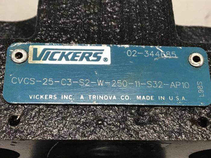 Used VICKERS Valve CVCS25C3S2W25011S32AP10 #123159