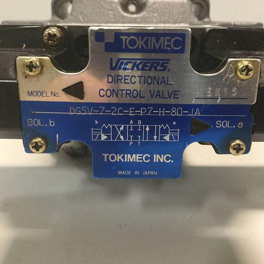 Used TOKIMEC VICKERS Directional Control Valve DG5V7-2C-E-P7-H-80-JA #95300