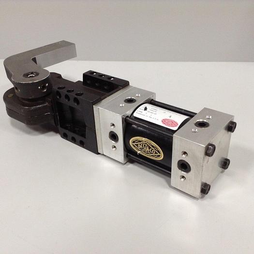 Used DESTACO Pneumatic Hold Clamp 991PMAR-025M-270B-37-44 #90043
