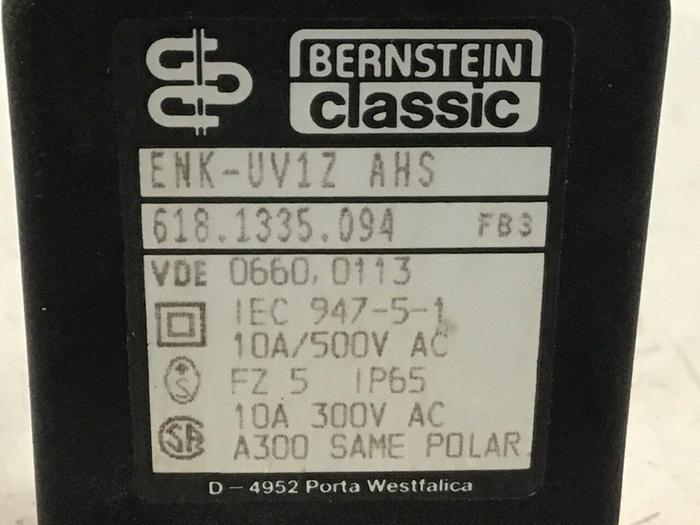 Used BERNSTEIN Limit Switch ENK-UV1Z AHS #121308