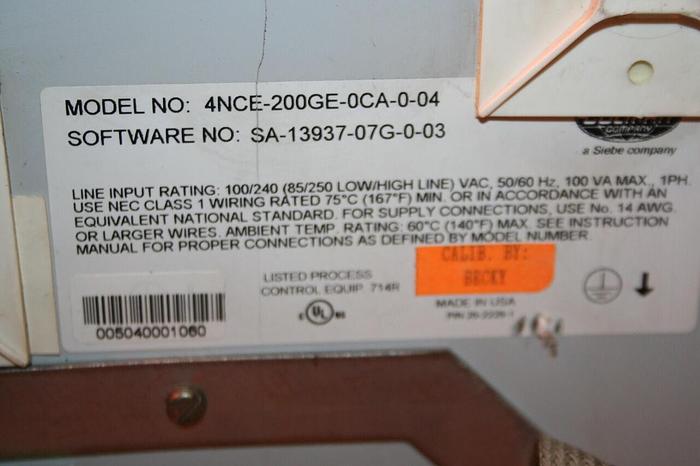 Used BARBER COLMAN Control Card Rack 4NCE-200GE-0CA-0-04 Used