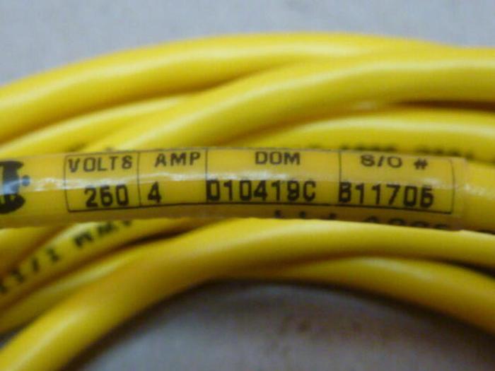 BRAD HARRISON / WOODHEAD Cordset Cable 883030A09M050 #32648