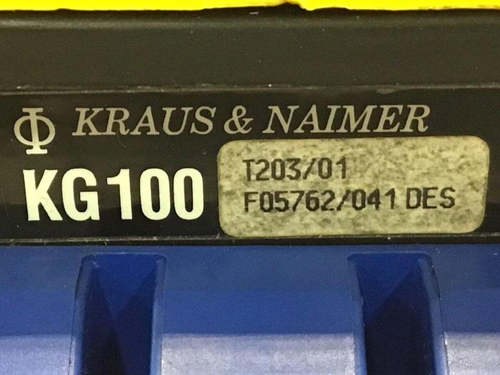 Used KRAUS & NAIMER Manual Motor Control KG100 #125466