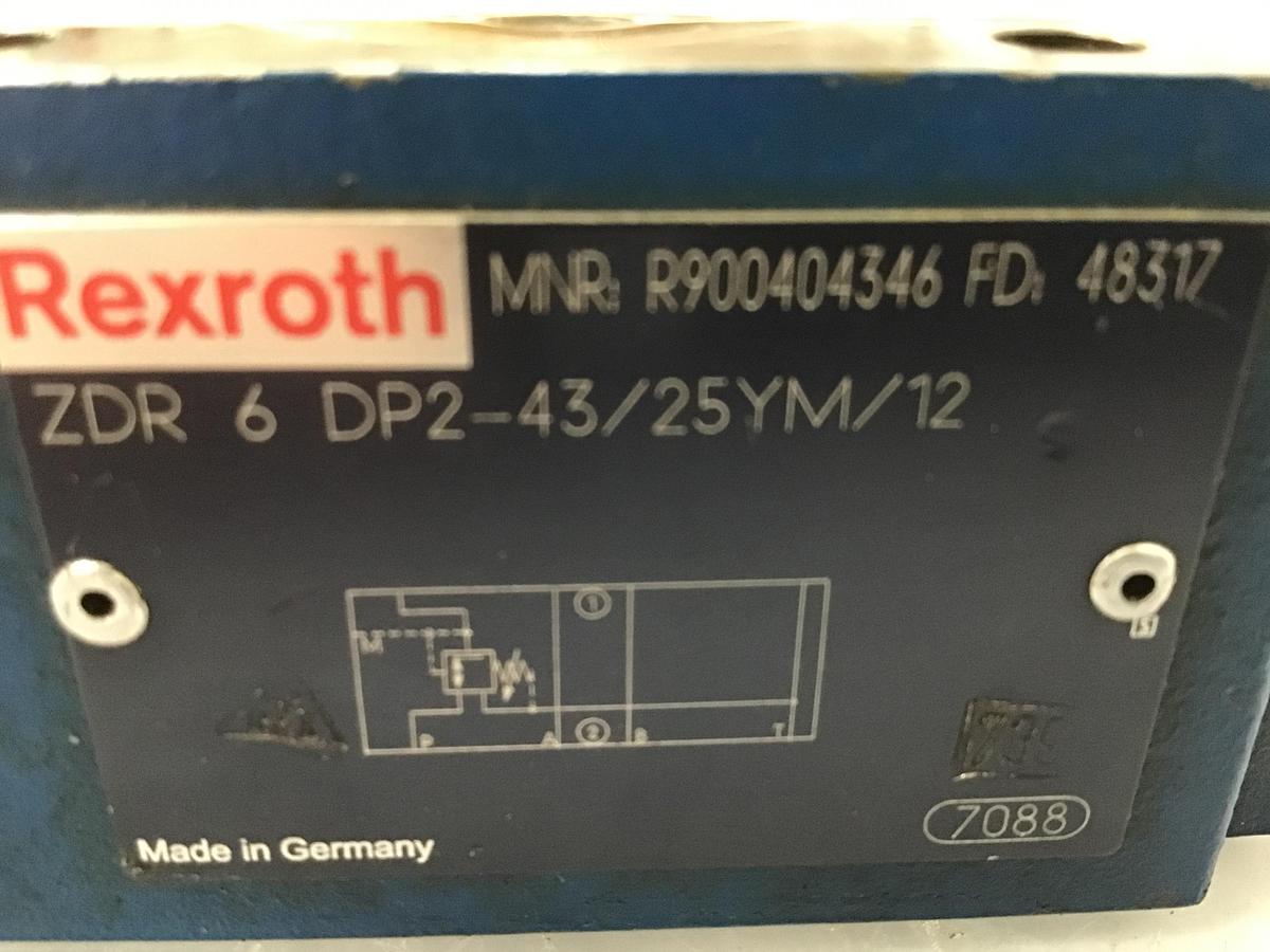 Used REXROTH ZDR6DP24325YM12 Valve Used #141518