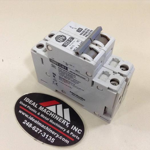 Used ALLEN BRADLEY 2 Amp Circuit Breaker 1492-CB1/G020 SER C #74213
