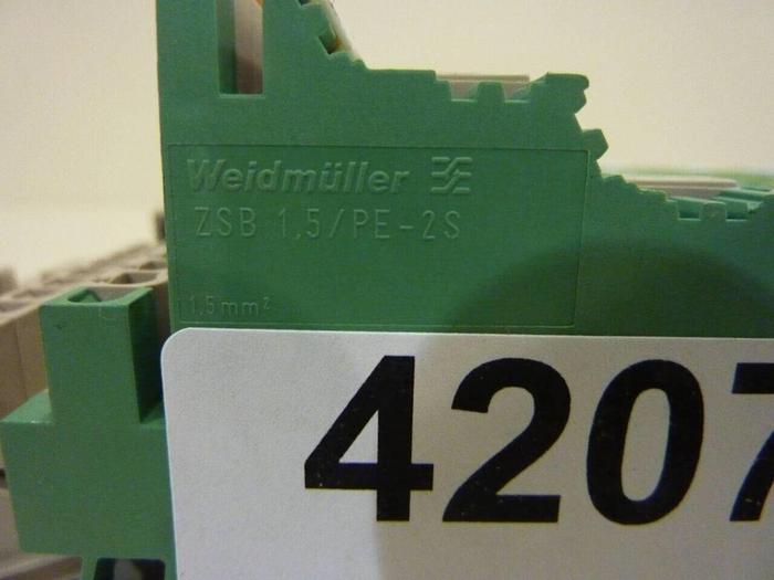 Used MOELLER Base Module / Terminal Block ZSB-1.5/8-S/S-PE-PE/-/- #42074