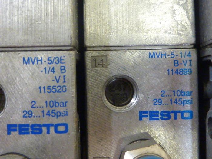 Used FESTO Control Block / Valve Terminal IFB8-02 #61263