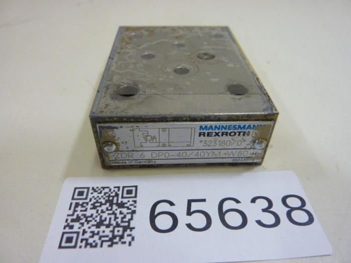 Used MANNESMANN REXROTH Hydraulic Valve ZDR6DP04040YMW80 #65638